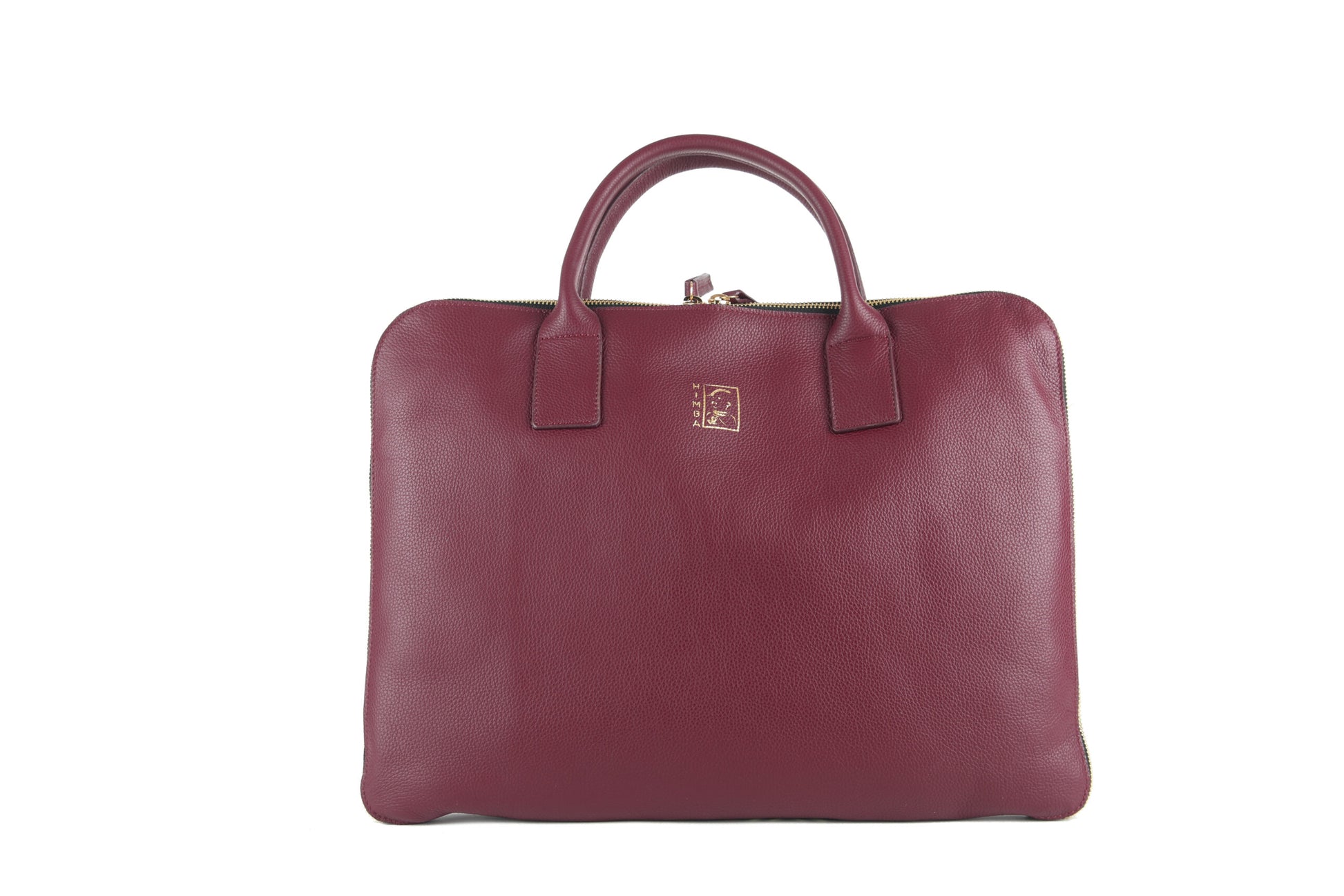sac ordinateur KWAME en cuir et tissu wax ethnique. fait main au Portugal