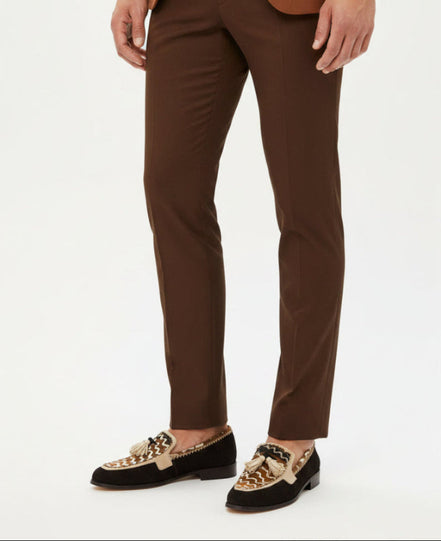 Mocassins HUAMBO en cuir et Bogolan par Himba Fashion