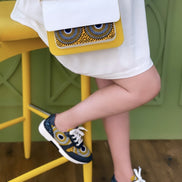 sac boana cuir jaune blanc Himba