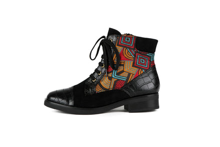 QUEBRADA Black Ankle Boots