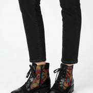 QUEBRADA Black Ankle Boots