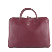 sac ordinateur KWAME en cuir et tissu wax ethnique. fait main au Portugal