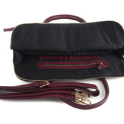sac ordinateur KWAME en cuir et tissu wax ethnique. fait main au Portugal