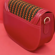 sac ethnique coloré rouge Himba