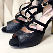Himba-chaussures-Kizomba-femme-confortables-cuir-noir-glitter