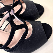 Himba-chaussures-Kizomba-femme-confortables-cuir-noir-glitter