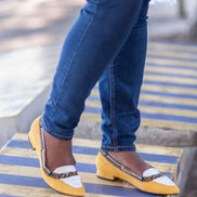 himba-fashion-ballerines-jaune-cuir-wax-amabala