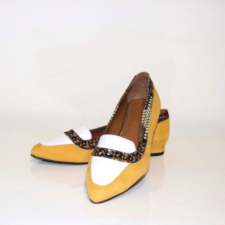 himba-fashion-ballerines-jaune-cuir-wax-amabala