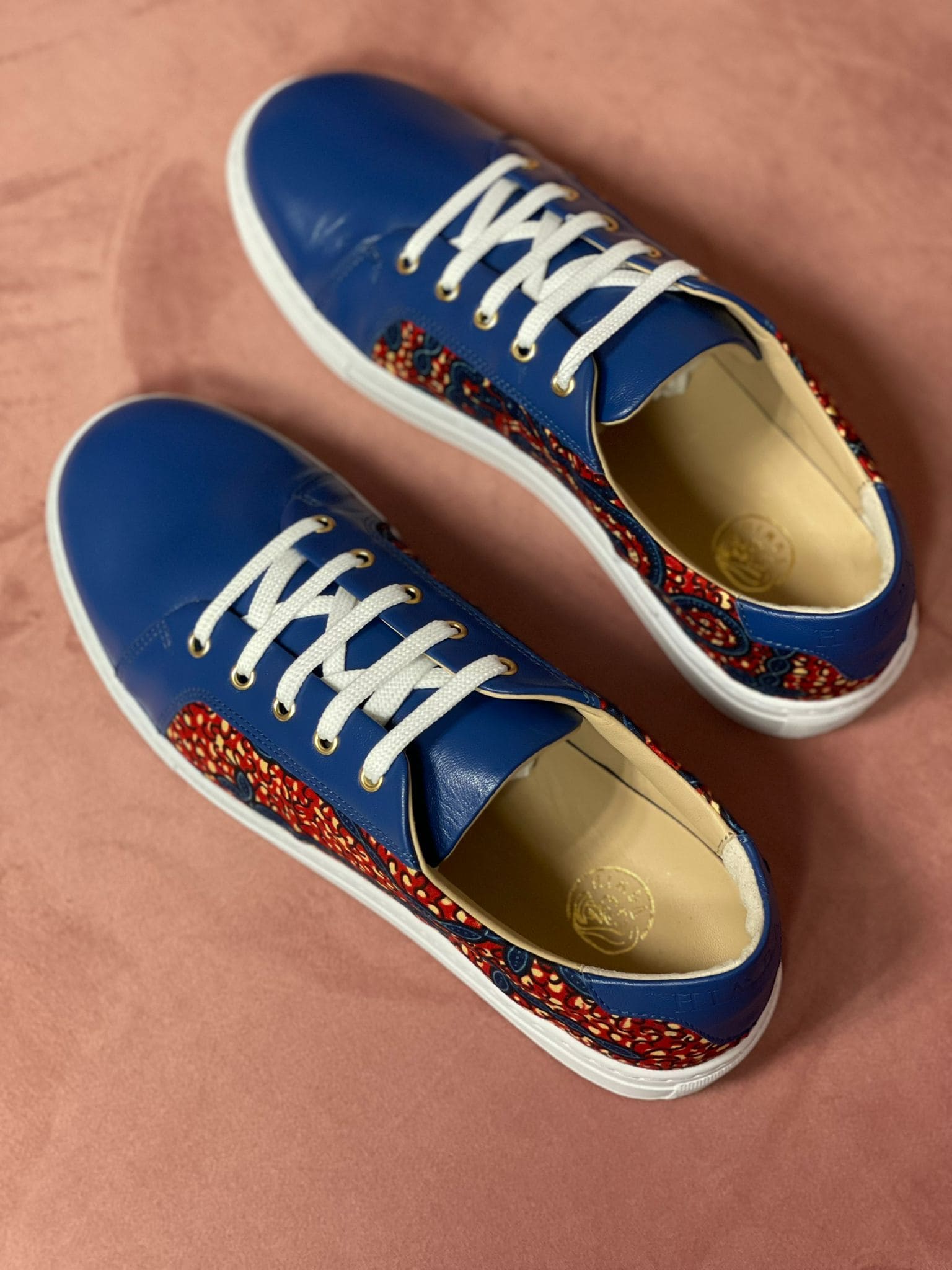 Sneakers MATADI – Élégance Vibrante et Savoir-Faire Artisanal en Cuir Wax