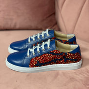 Sneakers MATADI – Élégance Vibrante et Savoir-Faire Artisanal en Cuir Wax