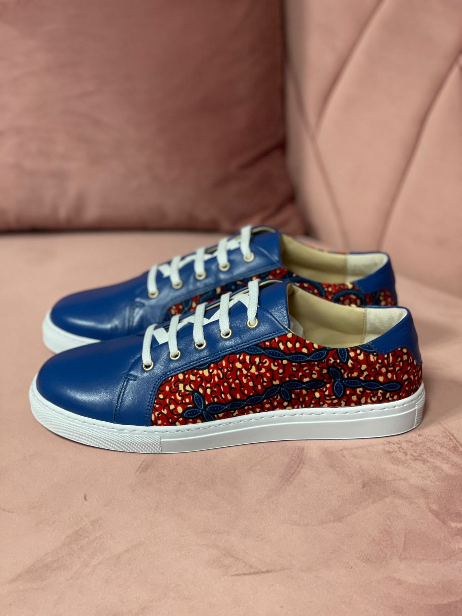 Sneakers MATADI – Élégance Vibrante et Savoir-Faire Artisanal en Cuir Wax