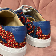 Sneakers MATADI – Élégance Vibrante et Savoir-Faire Artisanal en Cuir Wax