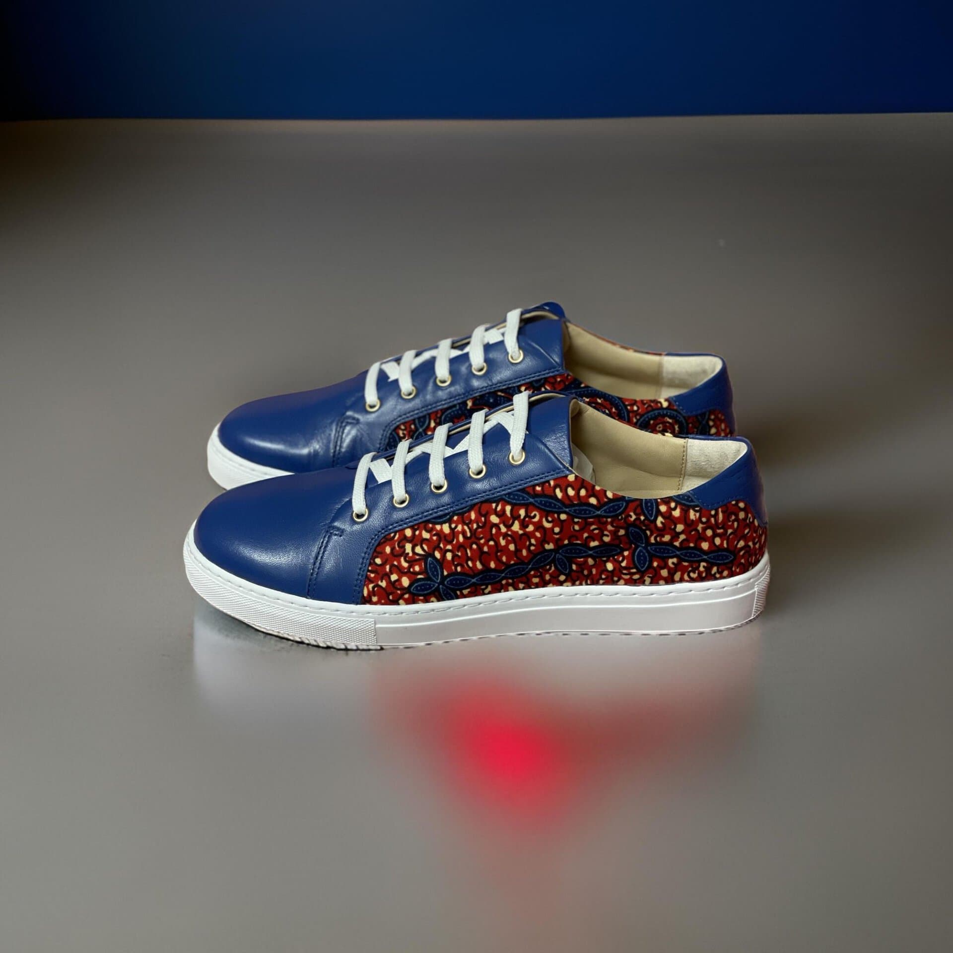 Sneakers MATADI – Élégance Vibrante et Savoir-Faire Artisanal en Cuir Wax