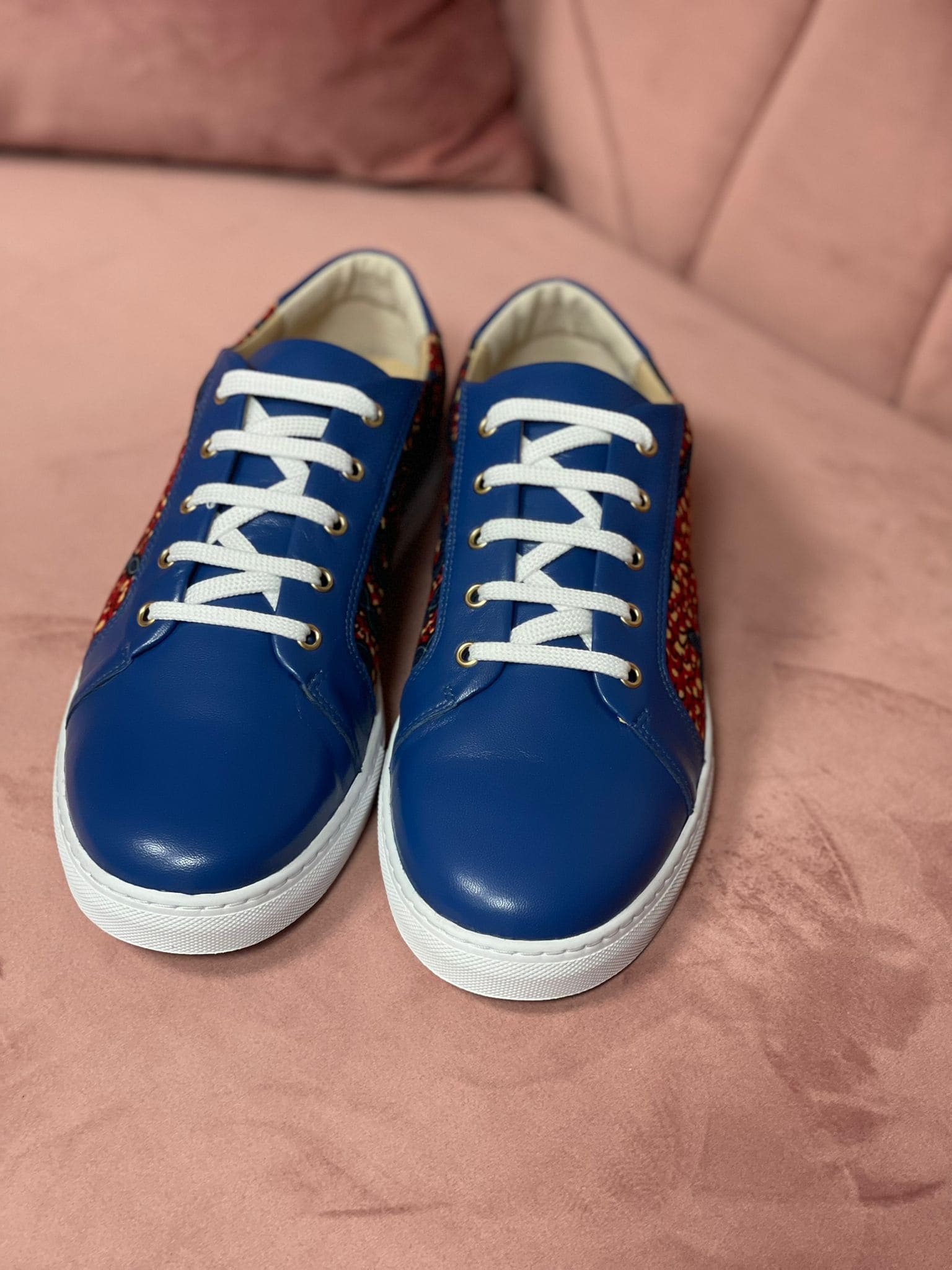 Sneakers MATADI – Élégance Vibrante et Savoir-Faire Artisanal en Cuir Wax