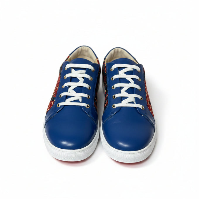 Sneakers MATADI – Élégance Vibrante et Savoir-Faire Artisanal en Cuir Wax