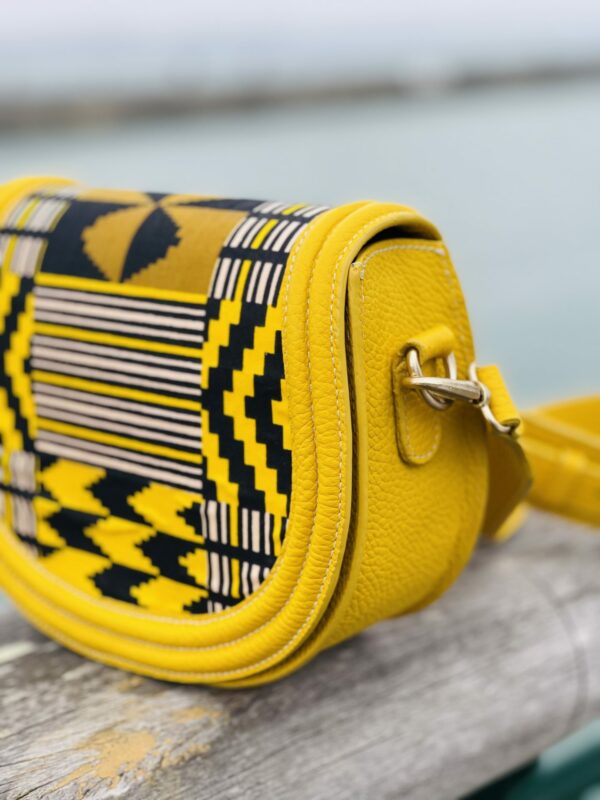 sac bora cuir jaune Himba